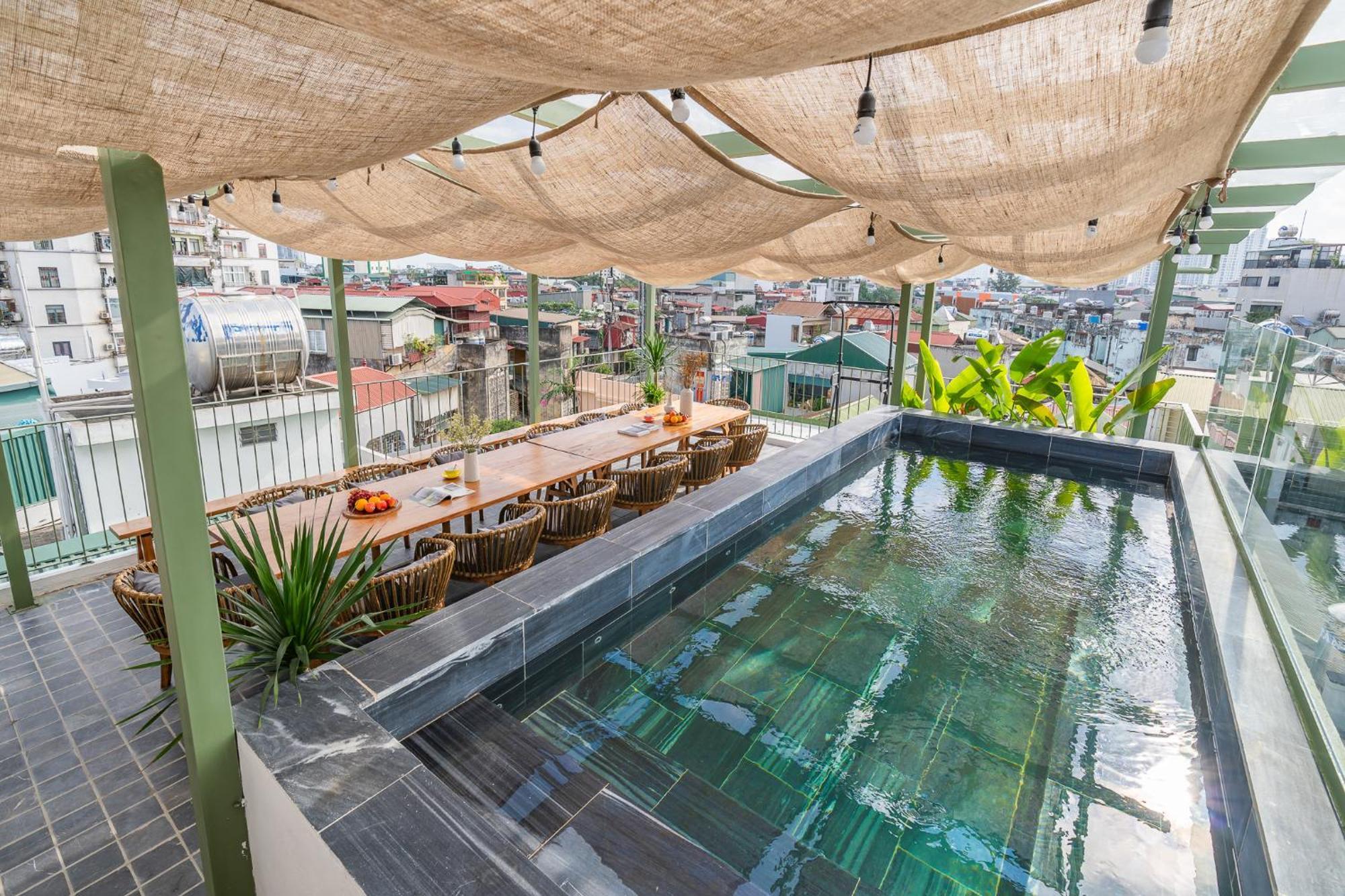Location/Big Group/Private Villa With Pool And Kitchen Hanoi Bagian luar foto